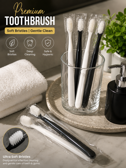 Premium Ultra Soft Toothbrush | Deep Cleaning Soft Bristles Toothbrush for Sensitive Teeth & Gums